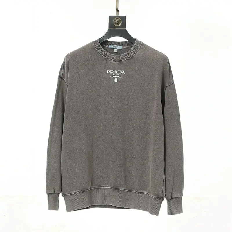 prada sweatshirt manches longues pour unisexe s_12612bb